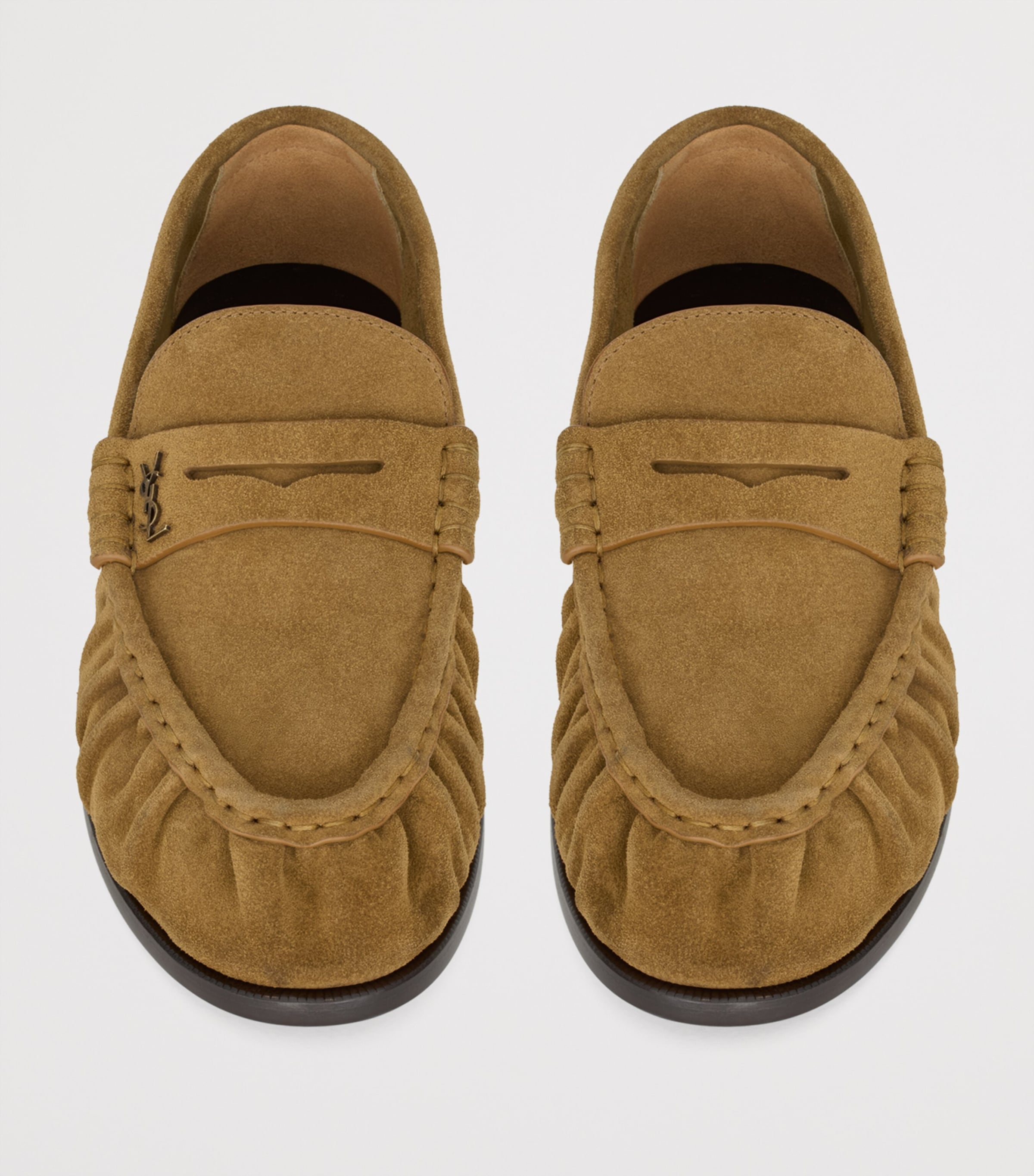 Nude Suede Le Loafers