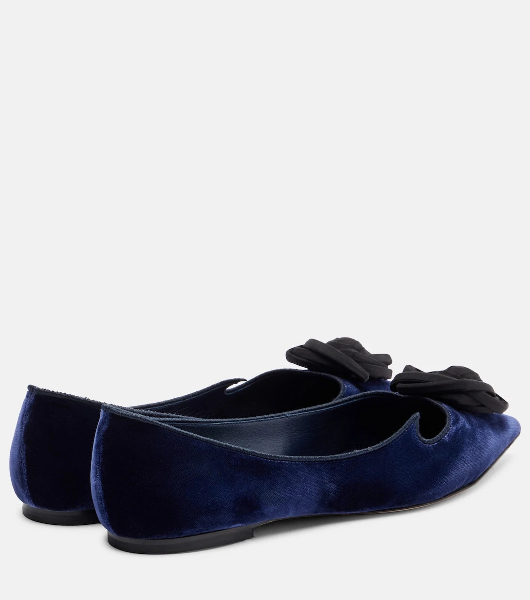 Roger Vivier - Rose Vivier velvet ballet flats