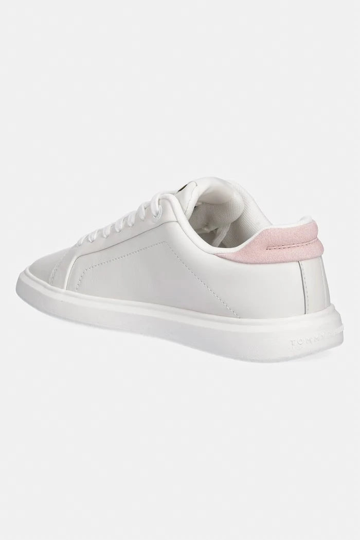 Tommy Hilfiger TH ICON COURT SCRIPT маратонки дамски от кожа