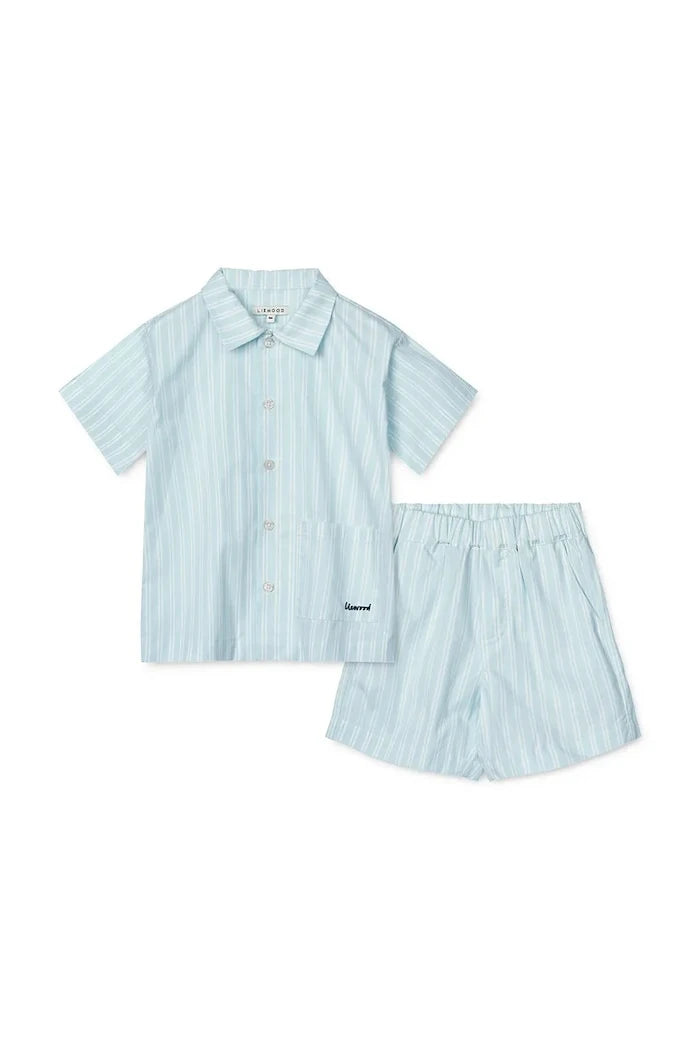 Детски памучен комплект Liewood Leona Stripe Set