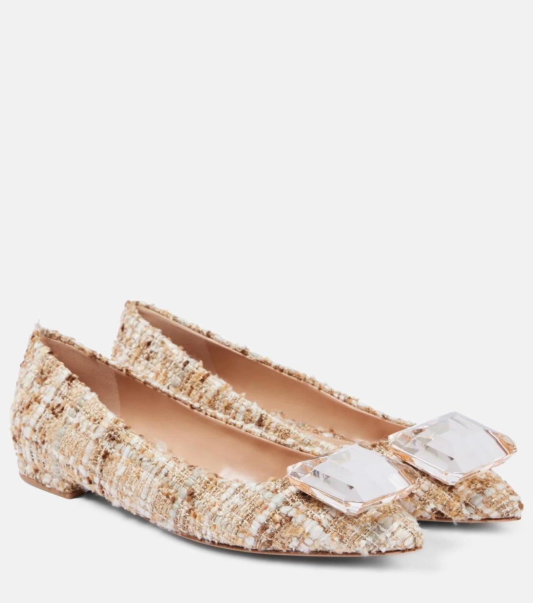 Gianvito Rossi - Jaipur bouclé ballet flats