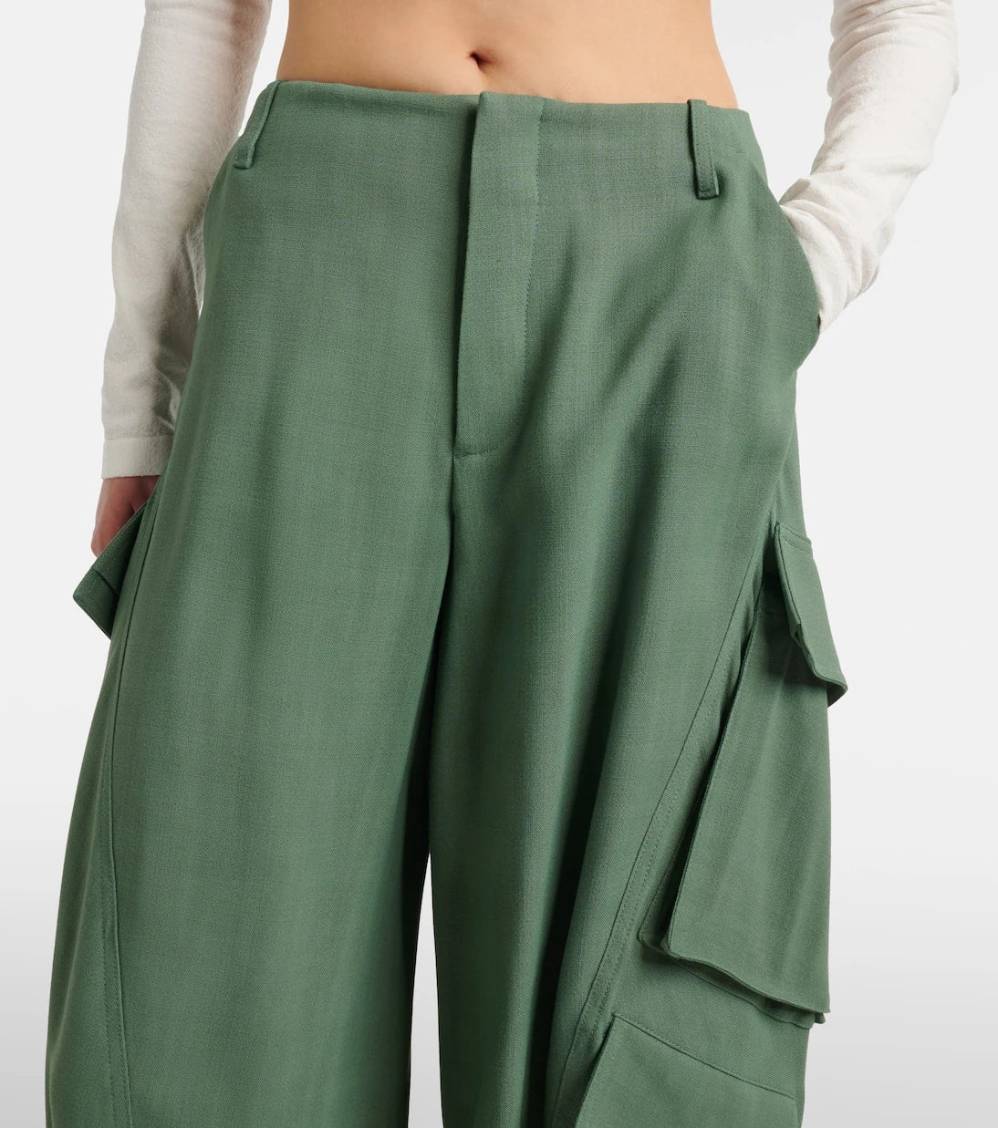 Alaïa - Twill cargo pants