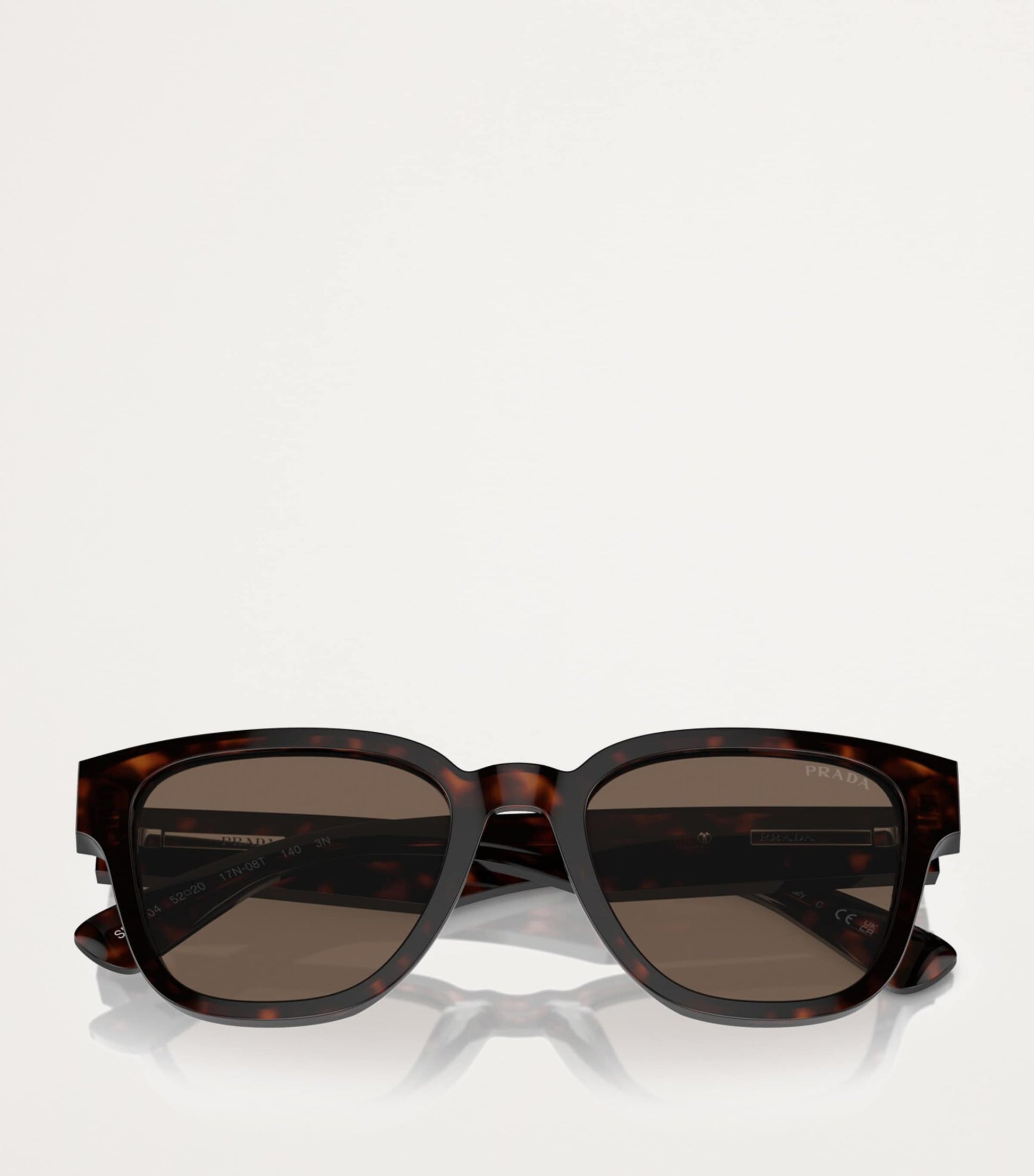 Prada Acetate Rectangular Sunglasses