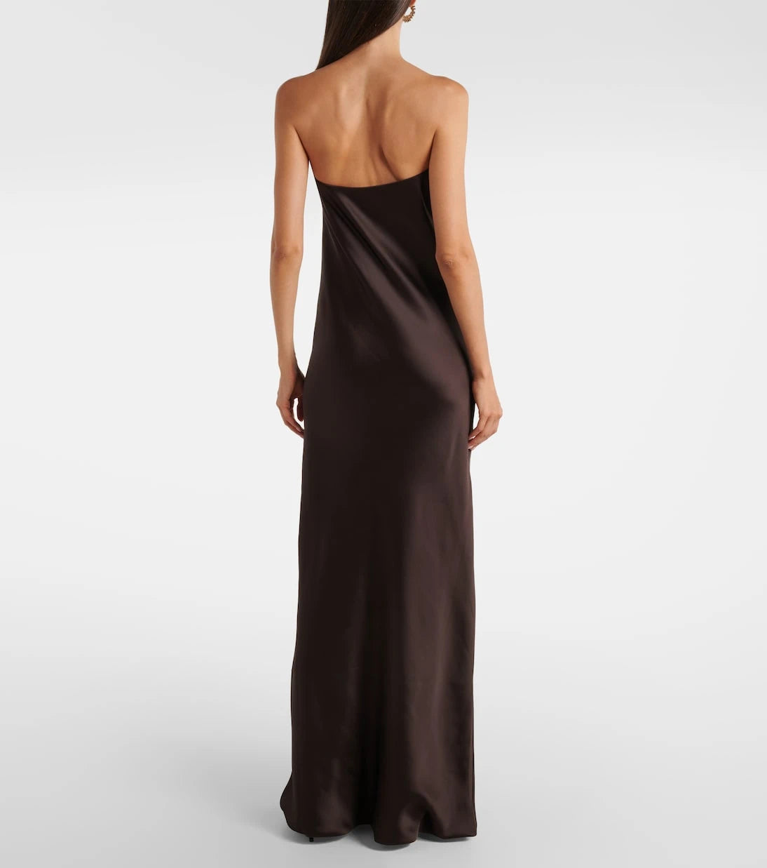Norma Kamali - Crêpe satin gown