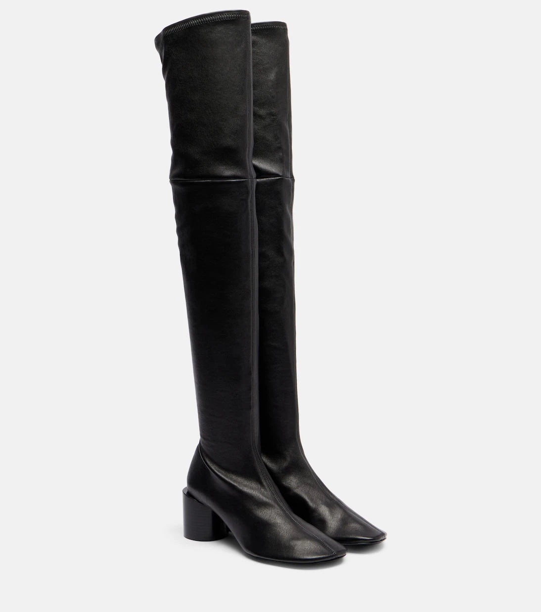 Jil Sander - Leather over-the-knee boots