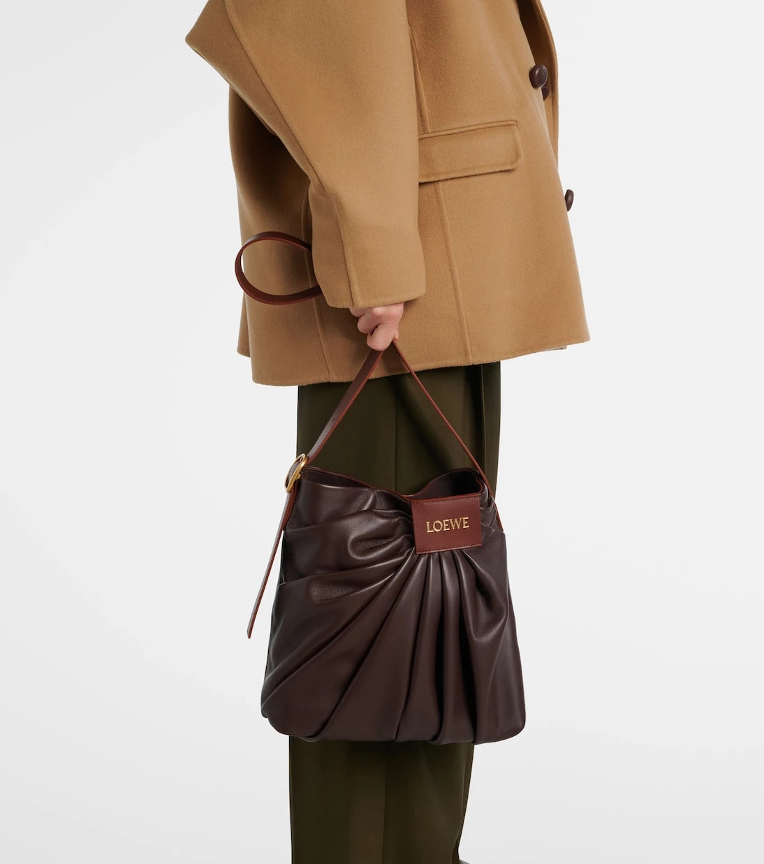 Loewe - Drapeli deri tote çanta