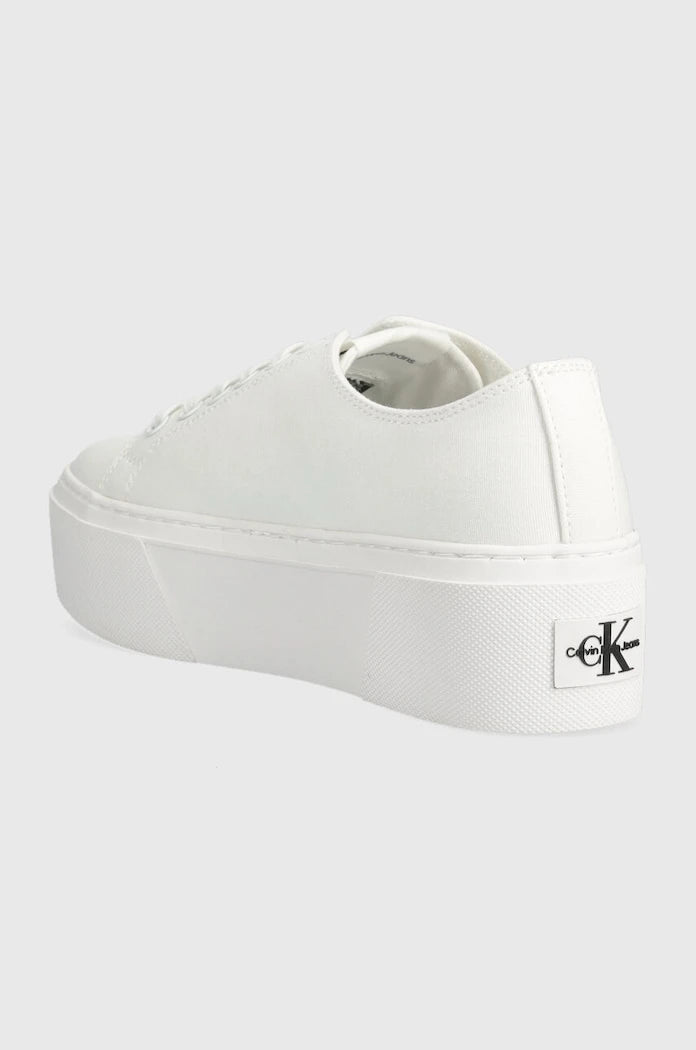Calvin Klein Jeans FLATFORM+ CUPSOLE LOW TXT Düşük Spor Ayakkabı