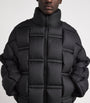 Raxxy Black 3D Down-Filled Angular Puffer Jacket