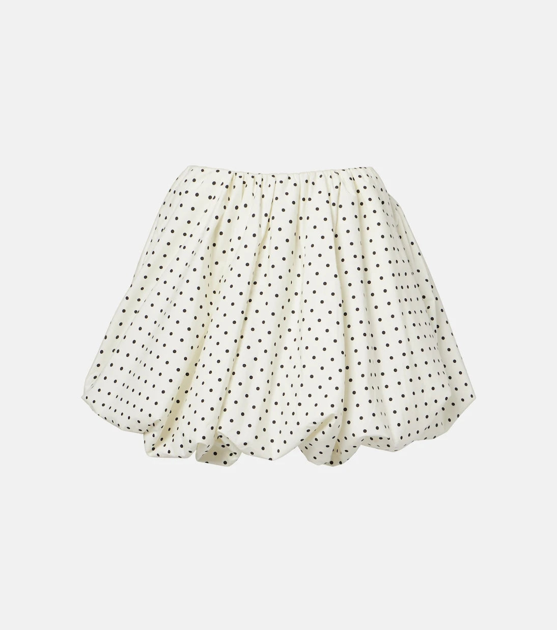 Rotate - Balloon polka-dot poplin miniskirt