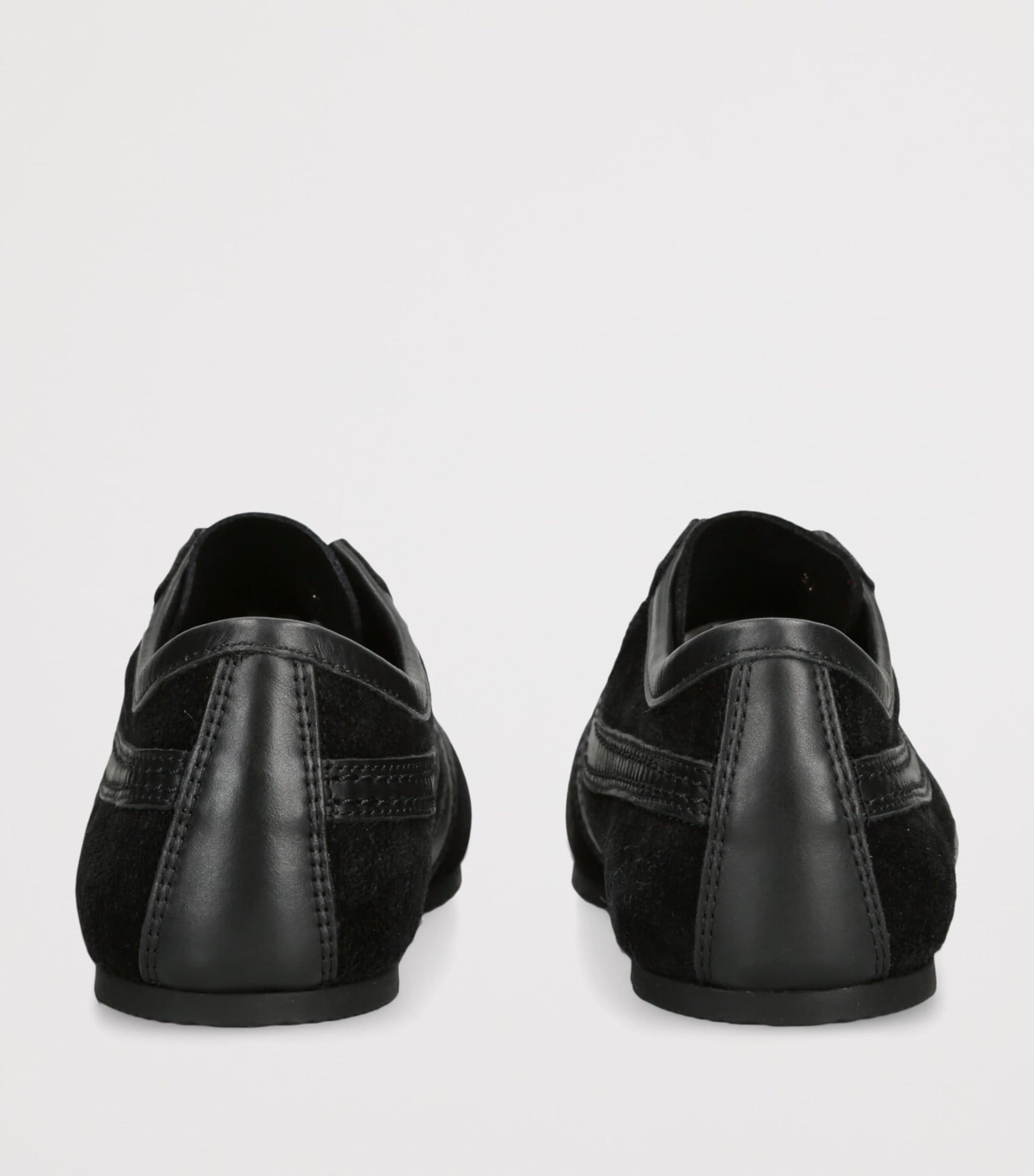 DRIES VAN NOTEN Black Suede Dustin Sneakers