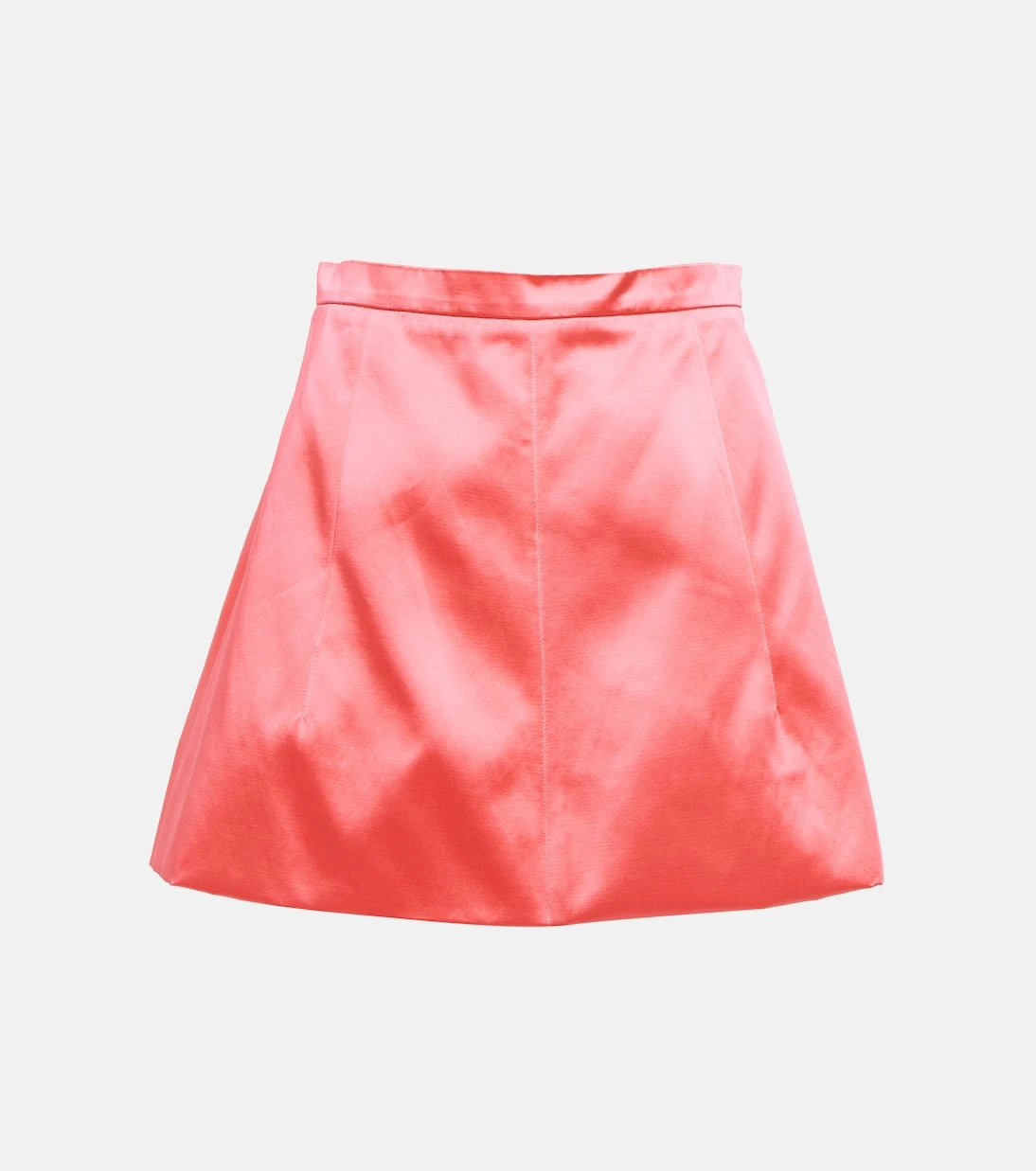 Patou - Cotton-blend satin miniskirt