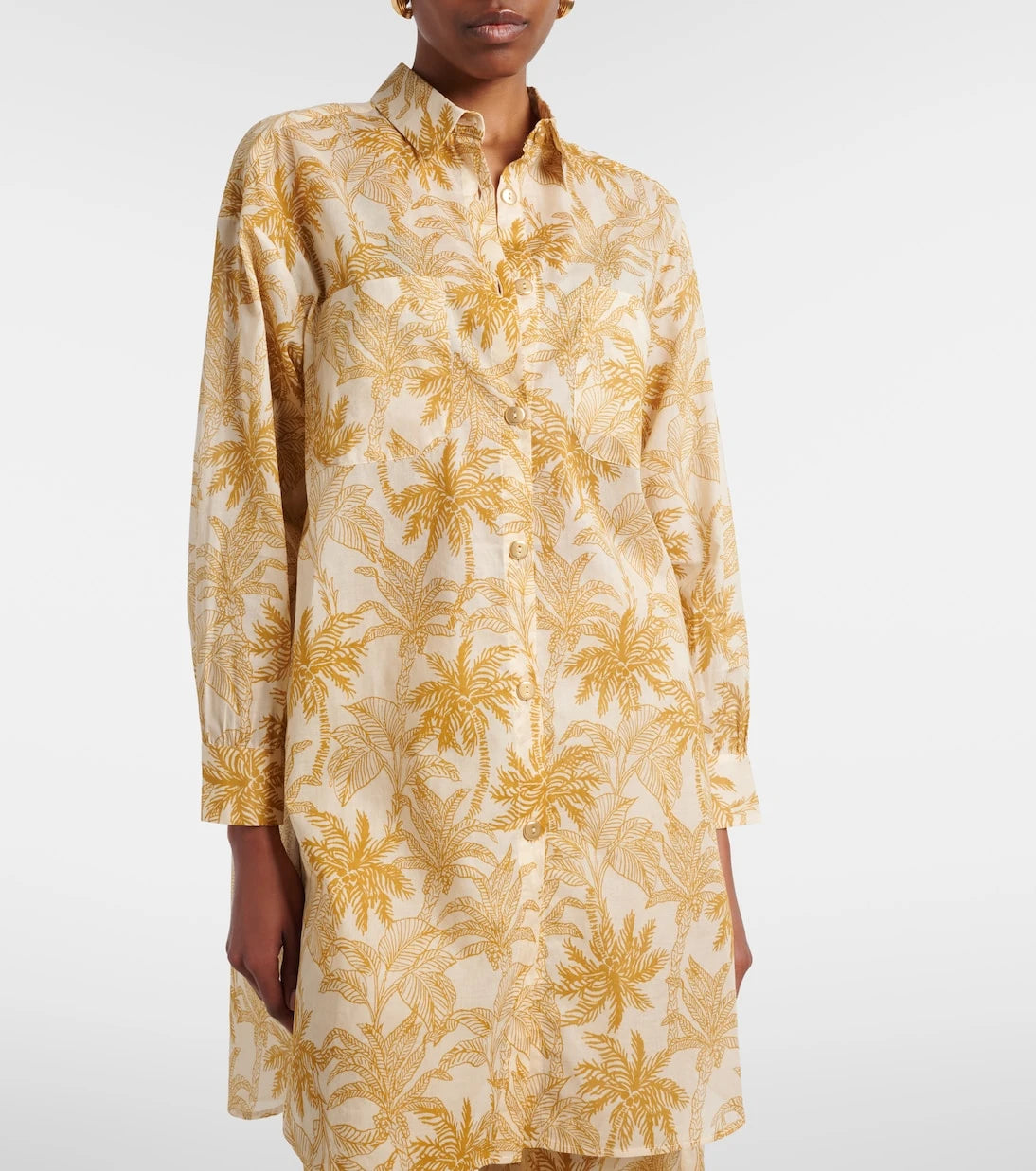 Eres - Exotisme printed cotton voile shirt