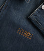 Maison Margiela Navy Logo Embroidery Denim Jacket