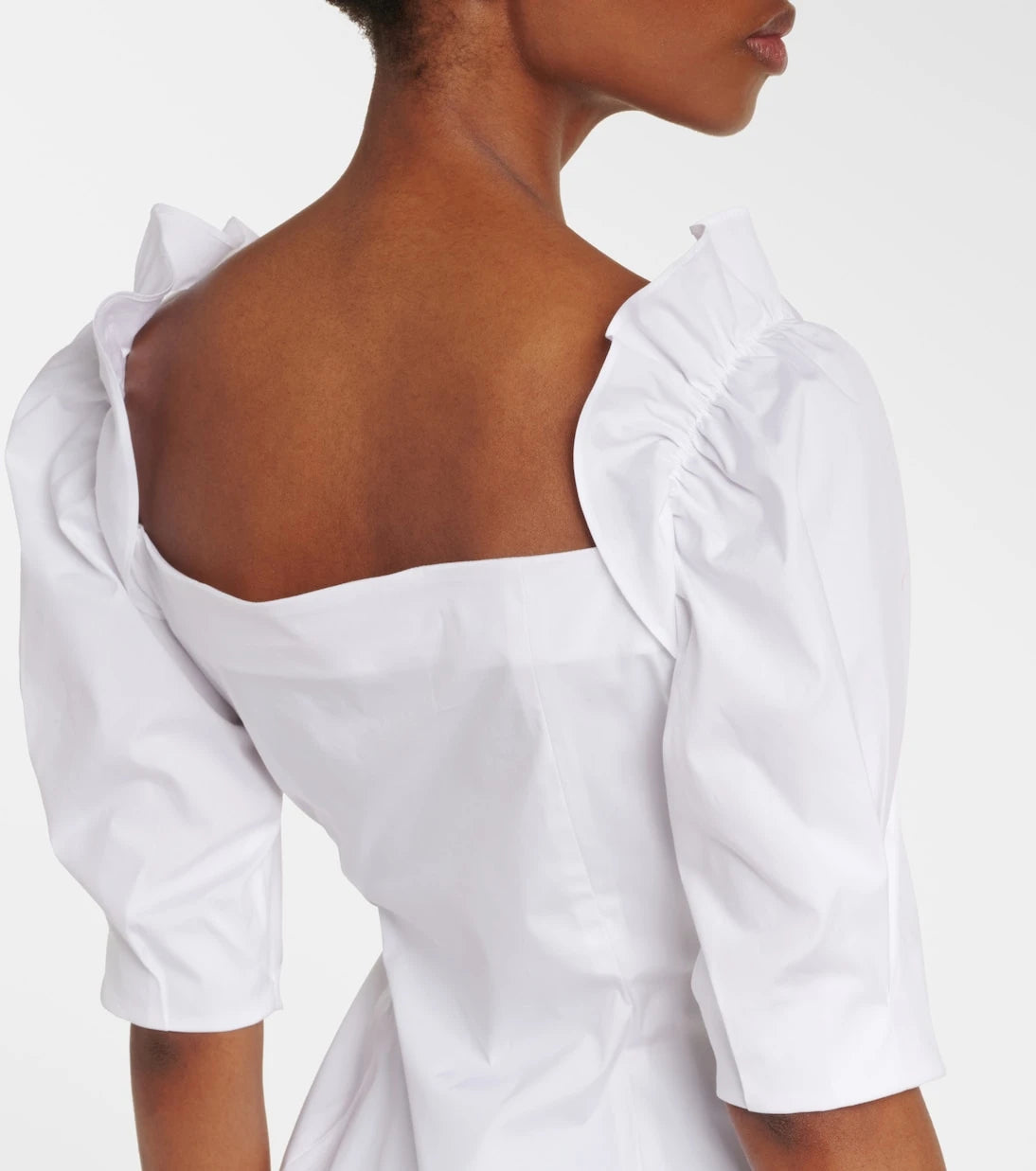 Carolina Herrera - Cotton-blend wrap top