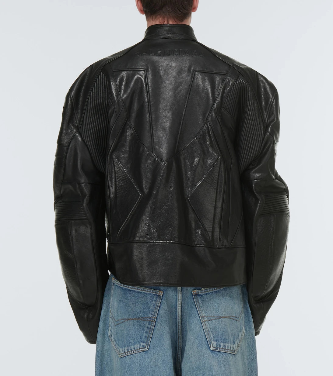 Balenciaga - Leather biker jacket