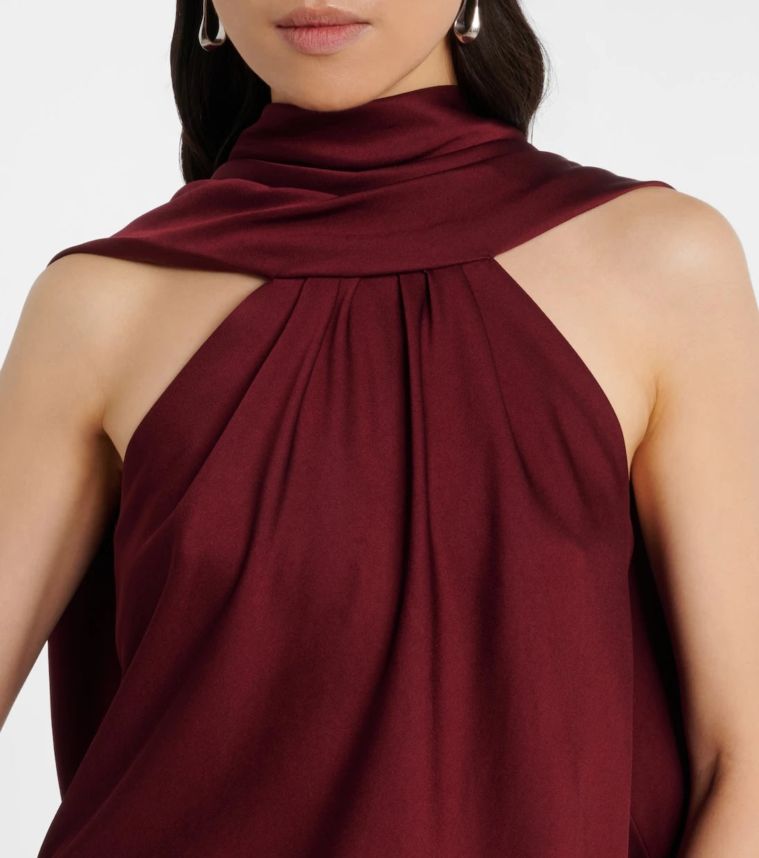 Simkhai - Scarlett caped satin top
