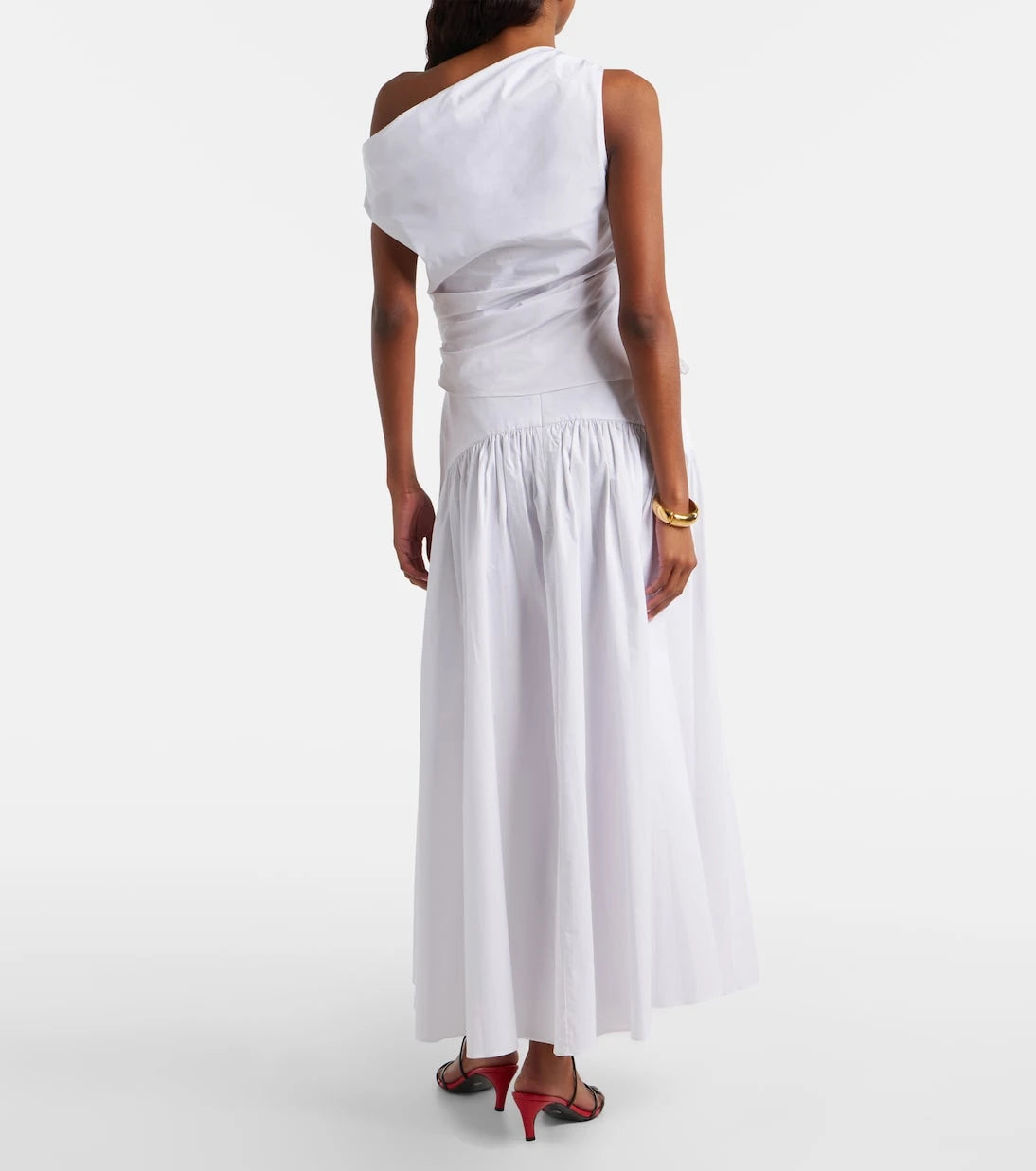 Staud - Procida cotton poplin maxi skirt