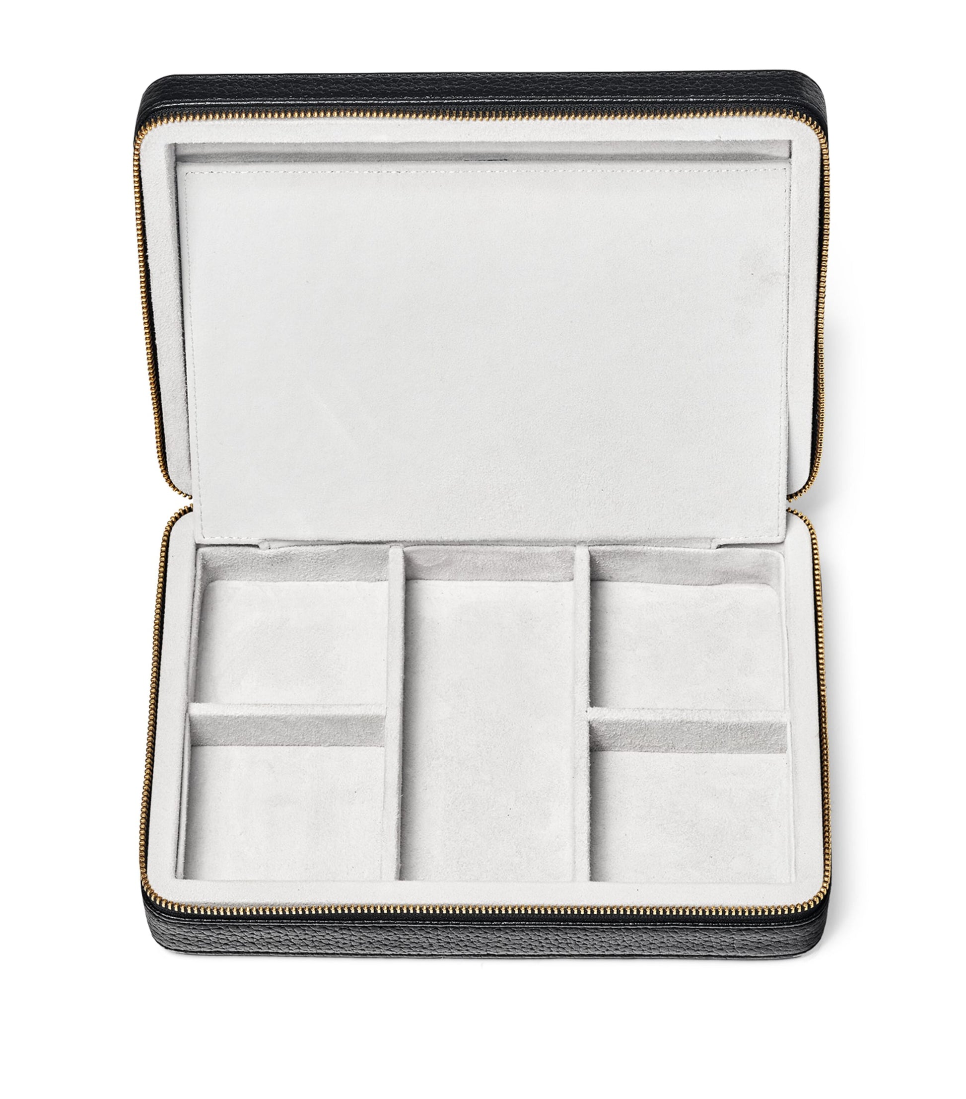 Large Leather Travel Jewellery Box