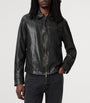 Black Leather Miller Jacket