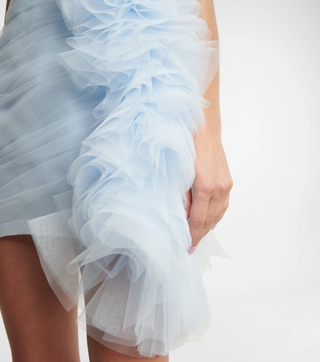 Giambattista Valli - One-shoulder tulle minidress