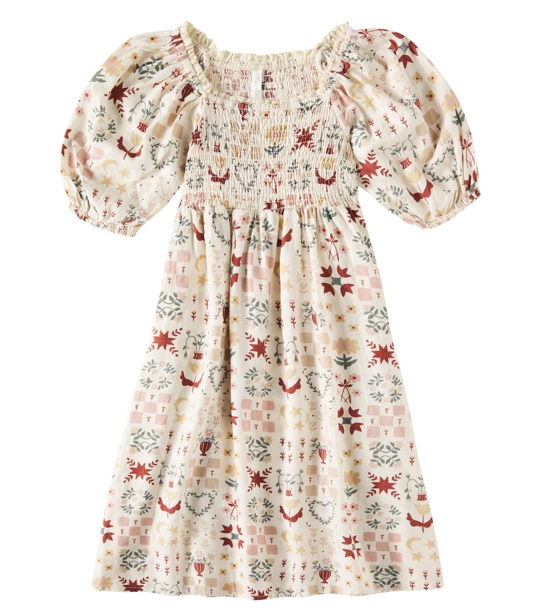 Rylee + Cru - Della balloon-sleeve linen-blend dress