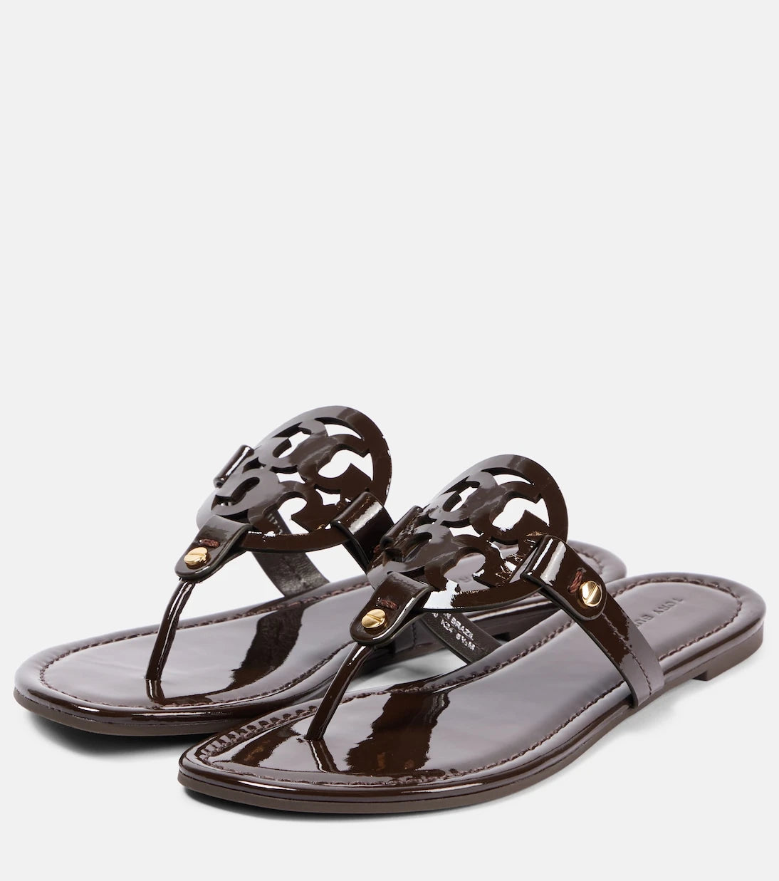 Tory Burch - Miller patent leather thong sandals
