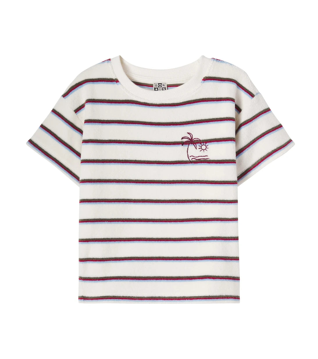 Bonton - Livo striped cotton terry T-shirt