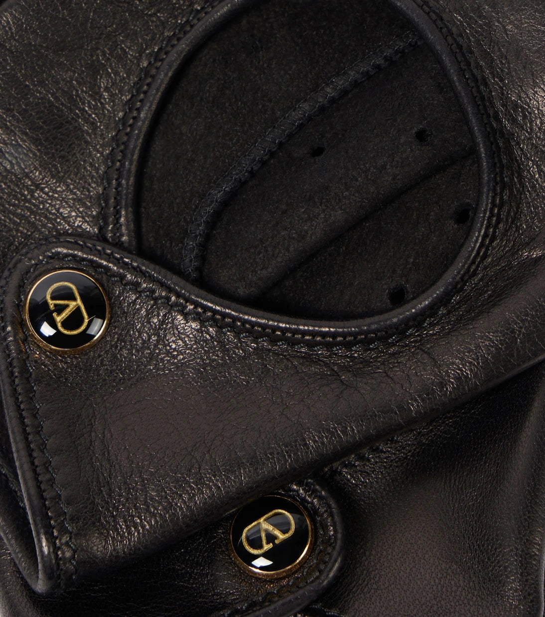 Valentino Garavani - Leather fingerless gloves