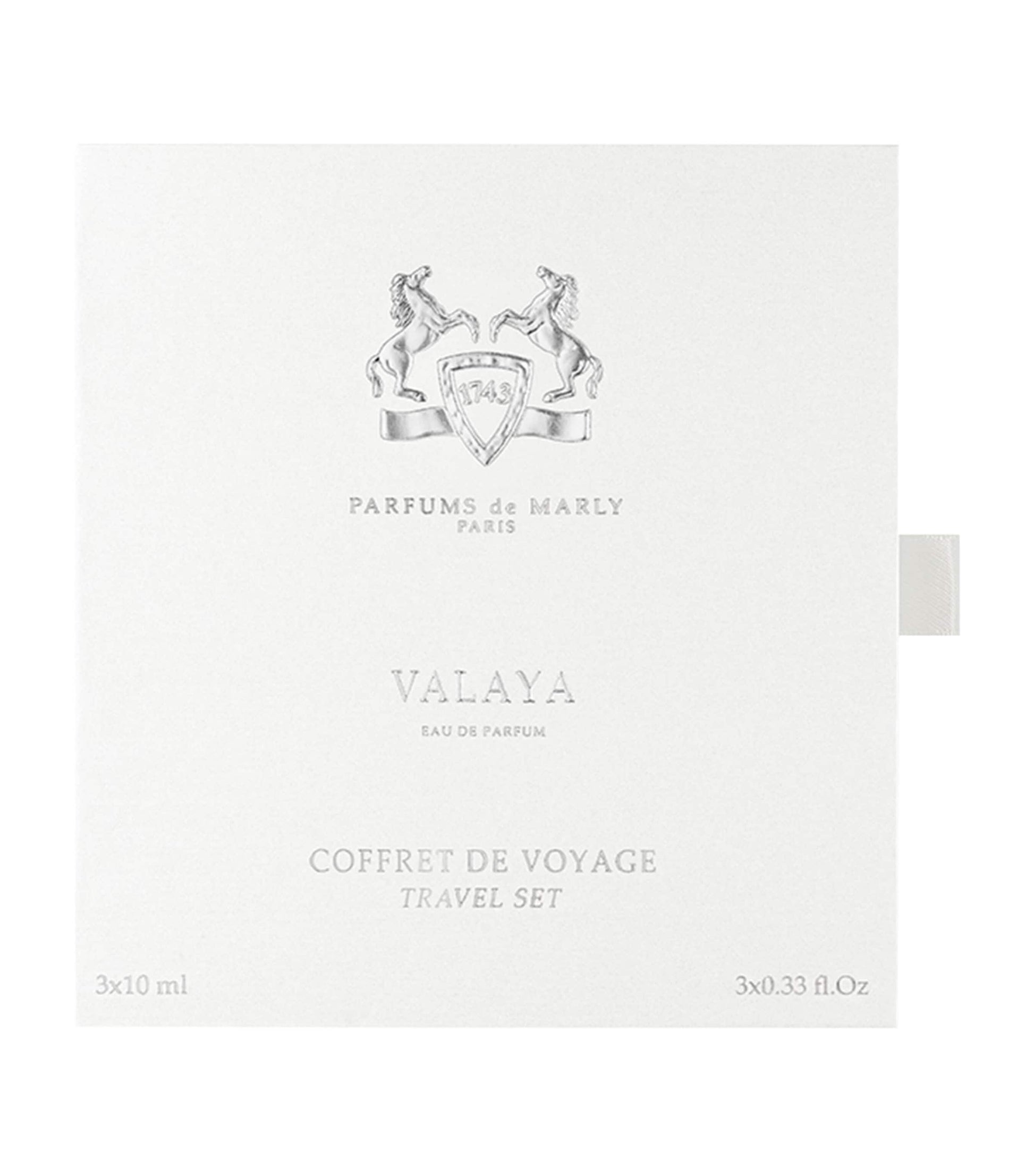 Valaya Eau De Parfum Sprays and Case Travel Set (3 x 10ml)