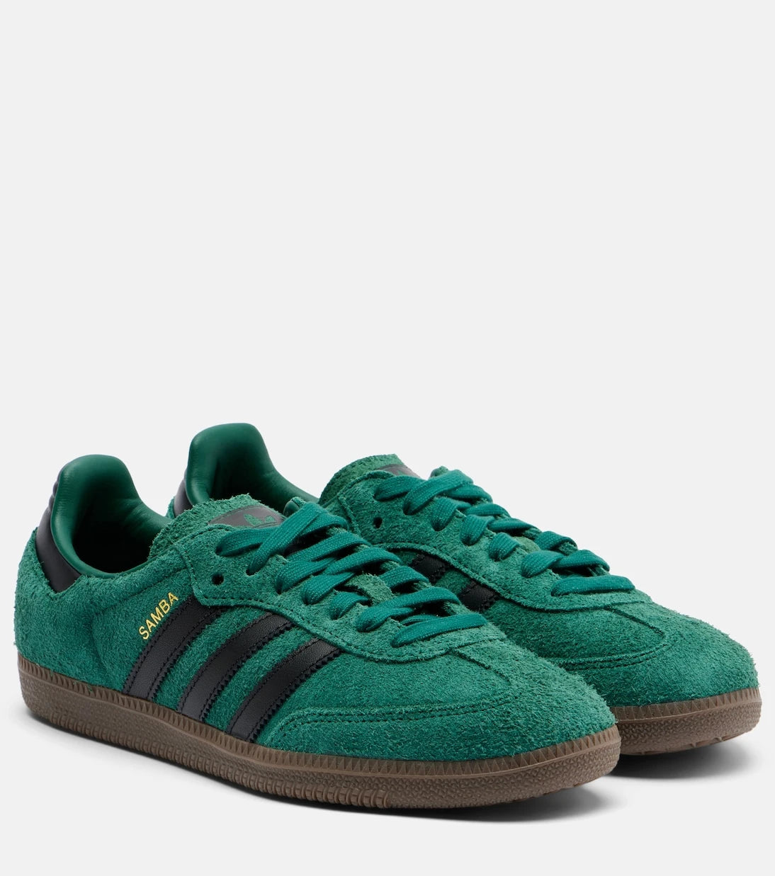Adidas - Samba OG leather-trimmed suede sneakers