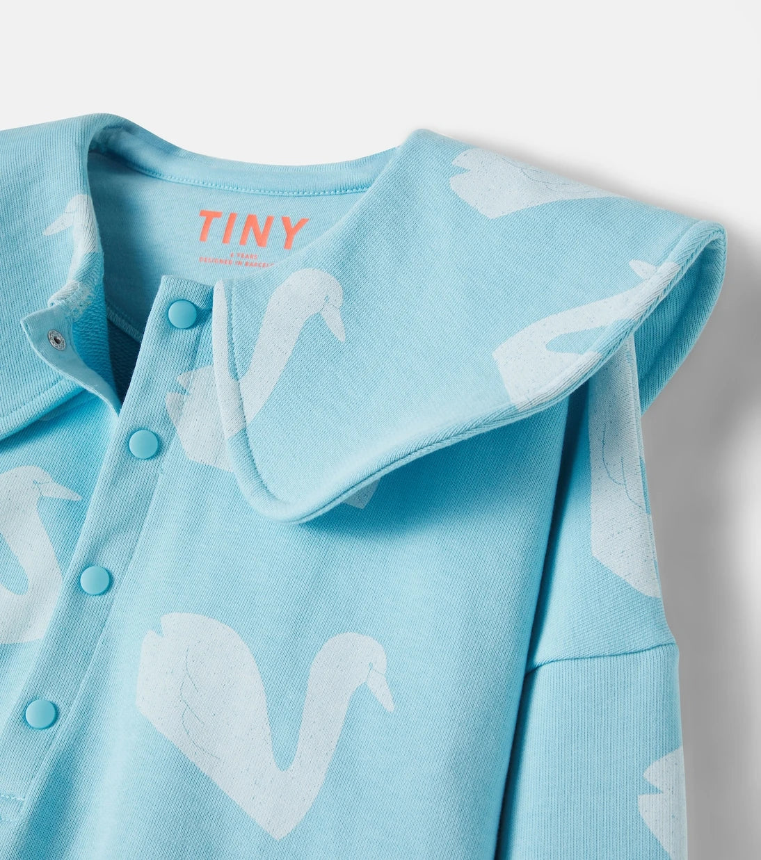 Tinycottons - Big Swans cotton jersey sweatshirt