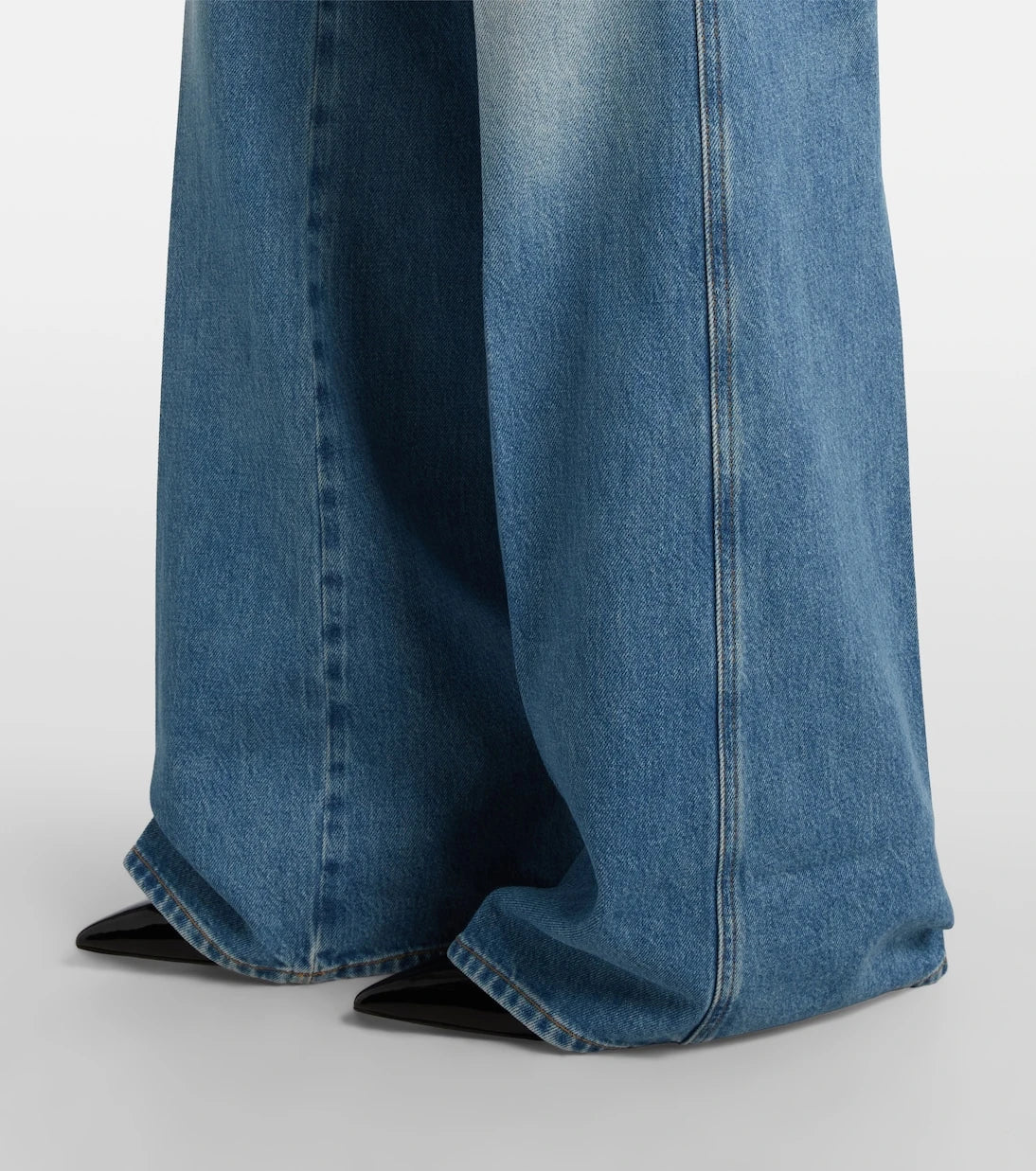Gucci - Horsebit normal belli kloş jean