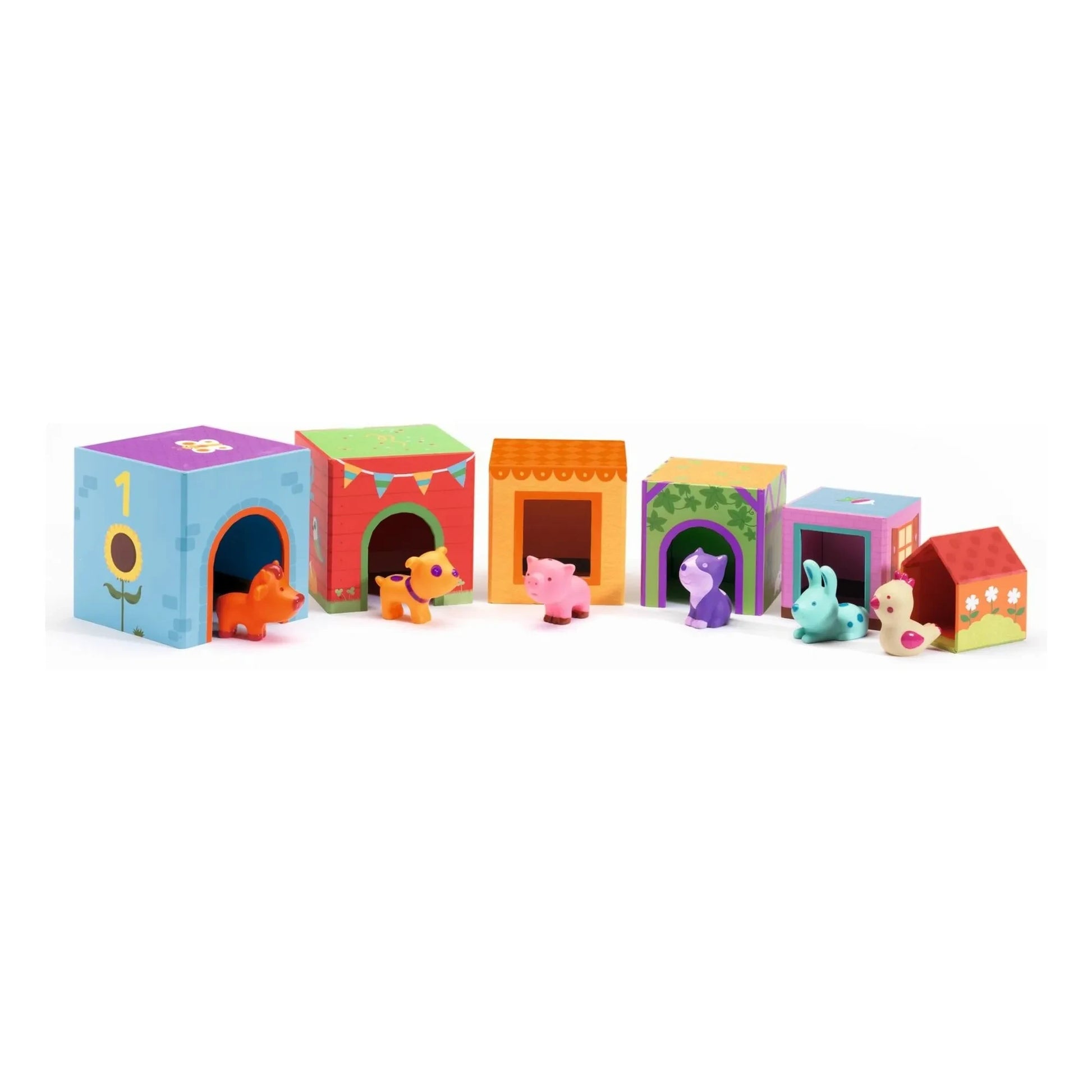 Djeco - Topanifarm stacking games