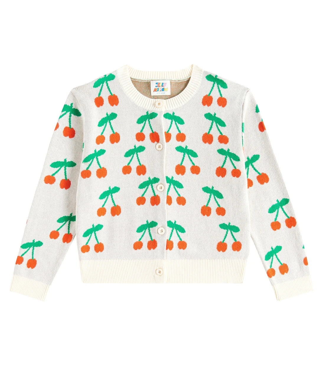 Jellymallow - Cherry cotton cardigan