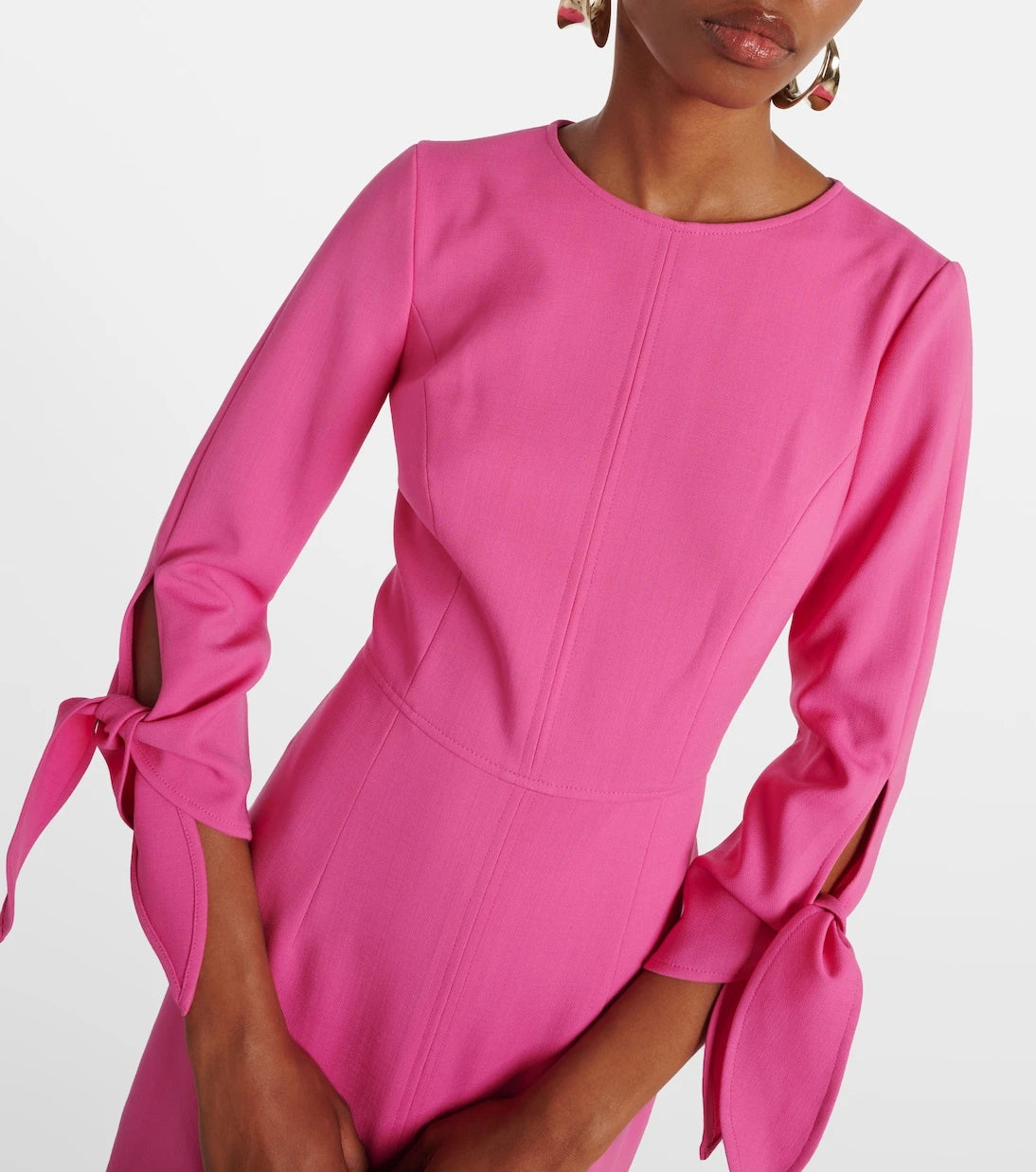 Carolina Herrera - Wool-blend midi dress