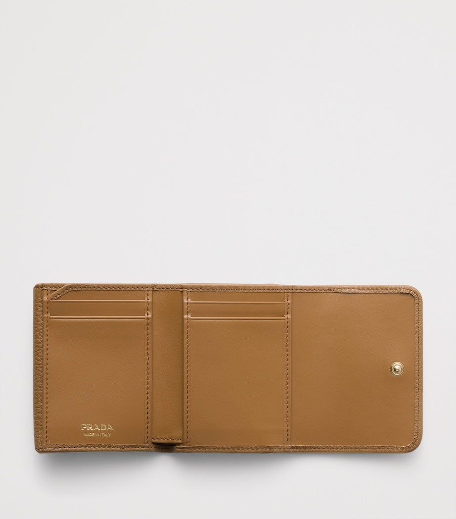 Prada Brown Small Leather Wallet