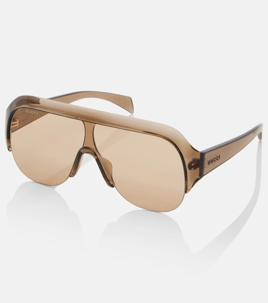 Gucci - Logo shield sunglasses