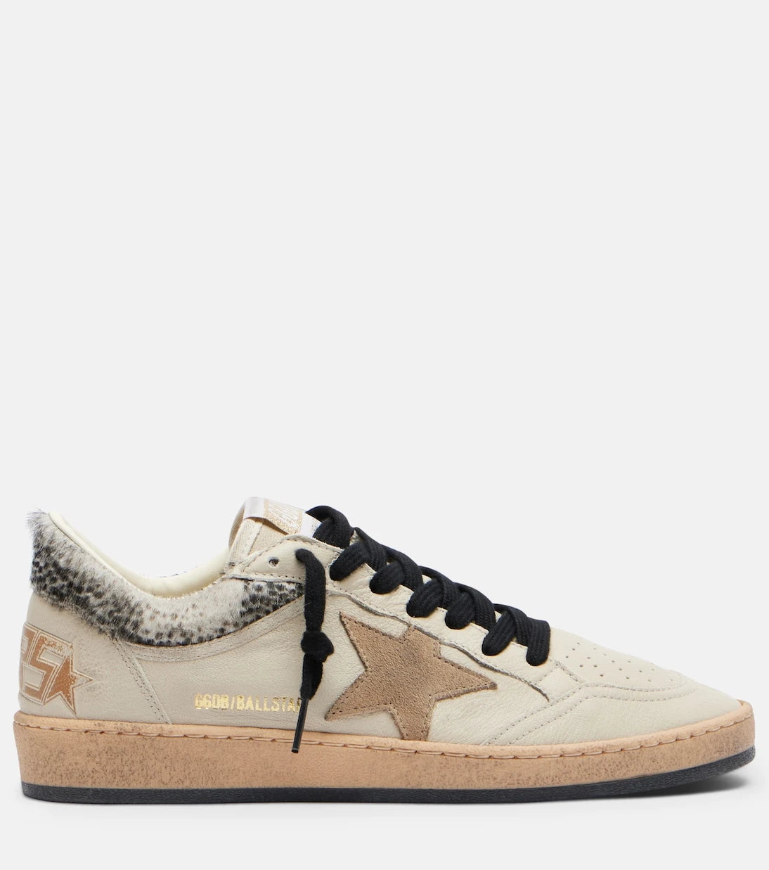 Golden Goose - Ball Star leopard-print leather sneakers