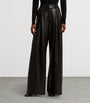 Ralph Lauren Collection Brown Lambskin Kelsie Trousers