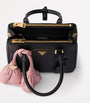 Prada Black Mini Leather Galleria Top-Handle Bag