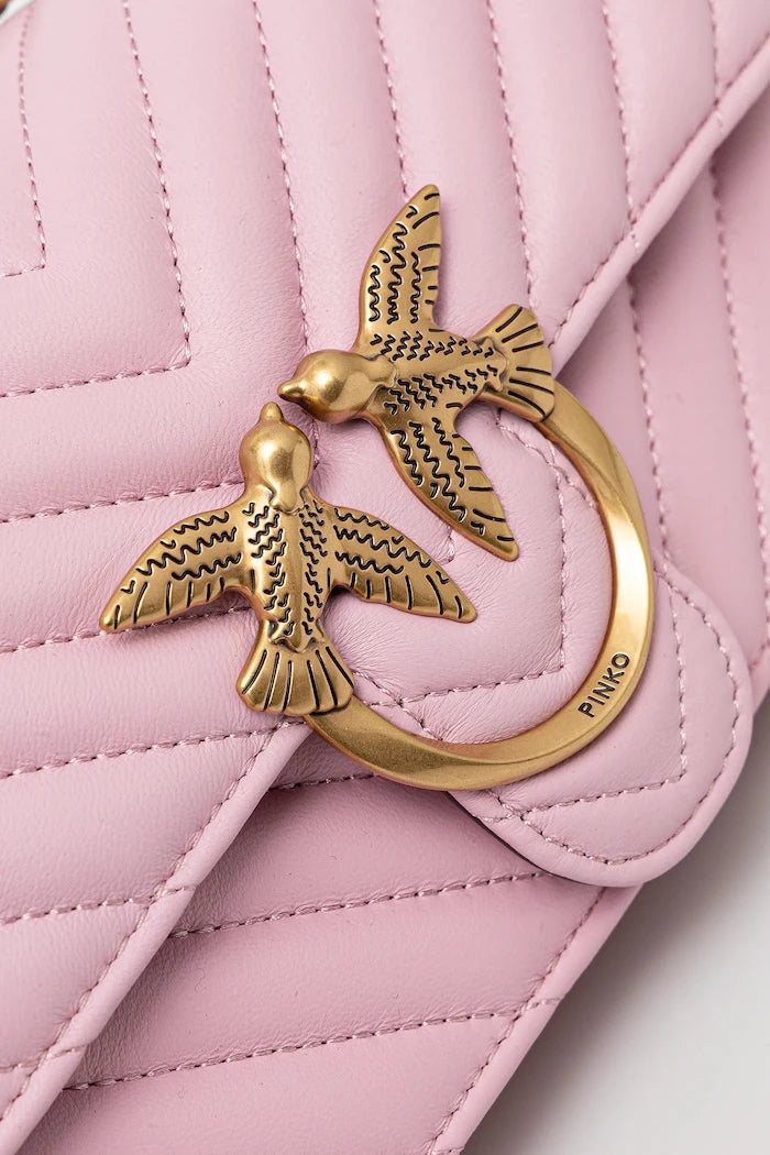 Pinko чанта crossbody дамска от кожа
