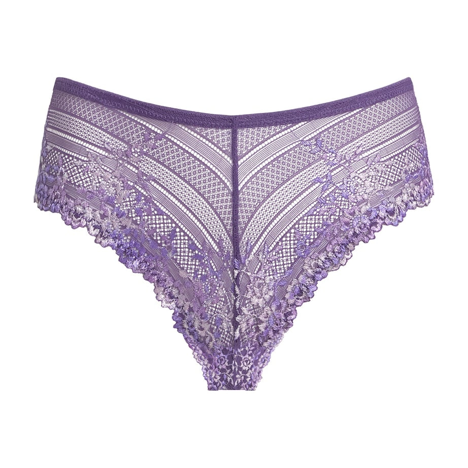 Wacoal Purple Embrace Lace Tanga Briefs