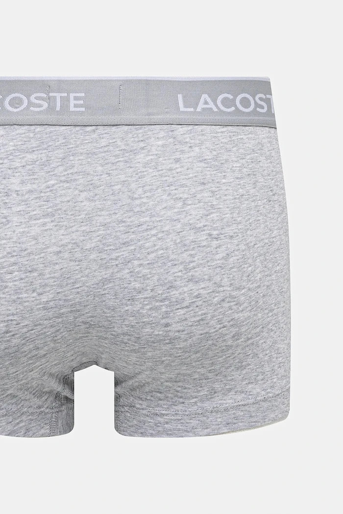Lacoste erkek pamuklu elastan dar kesim boxer 3'lü