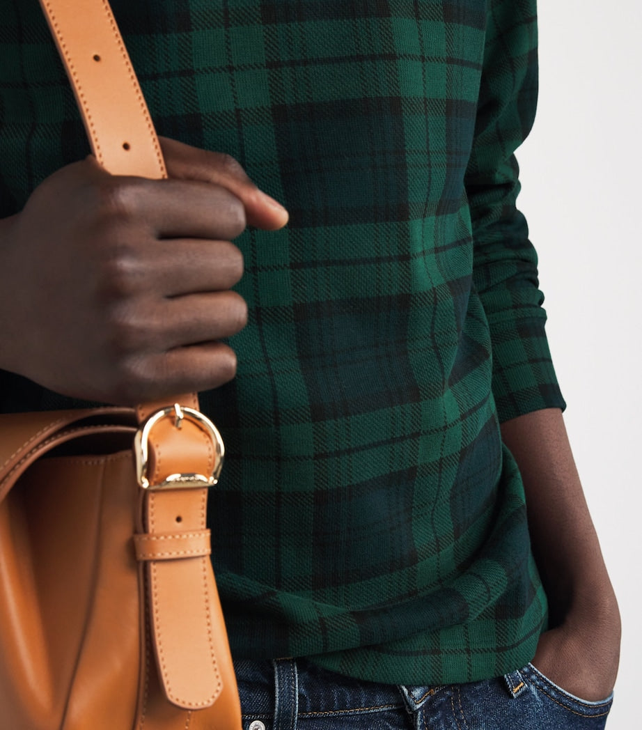 Polo Ralph Lauren Multi Cotton Tartan Quarter-Zip Sweatshirt