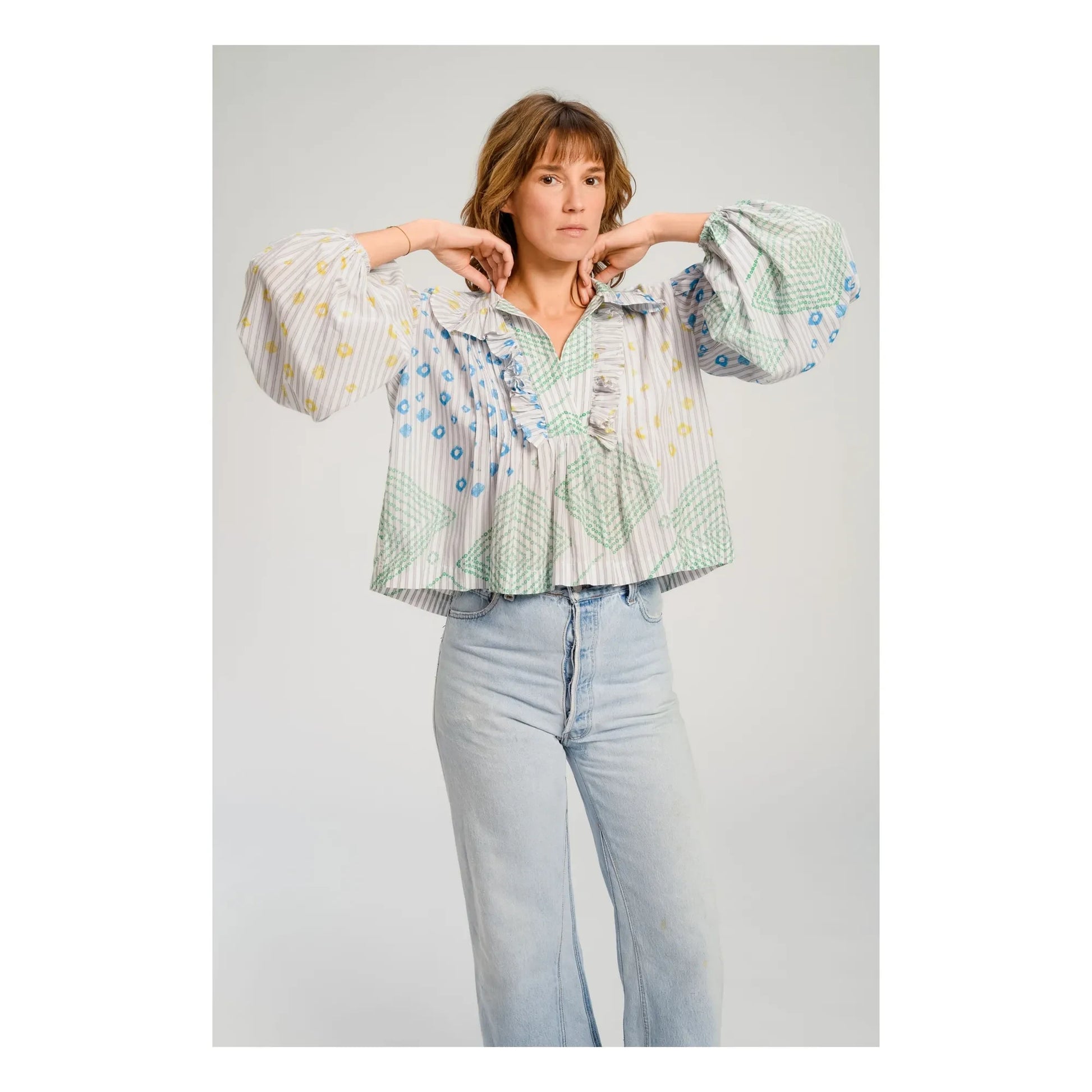 Virginie de Vinster - Baya blouse | Ecru