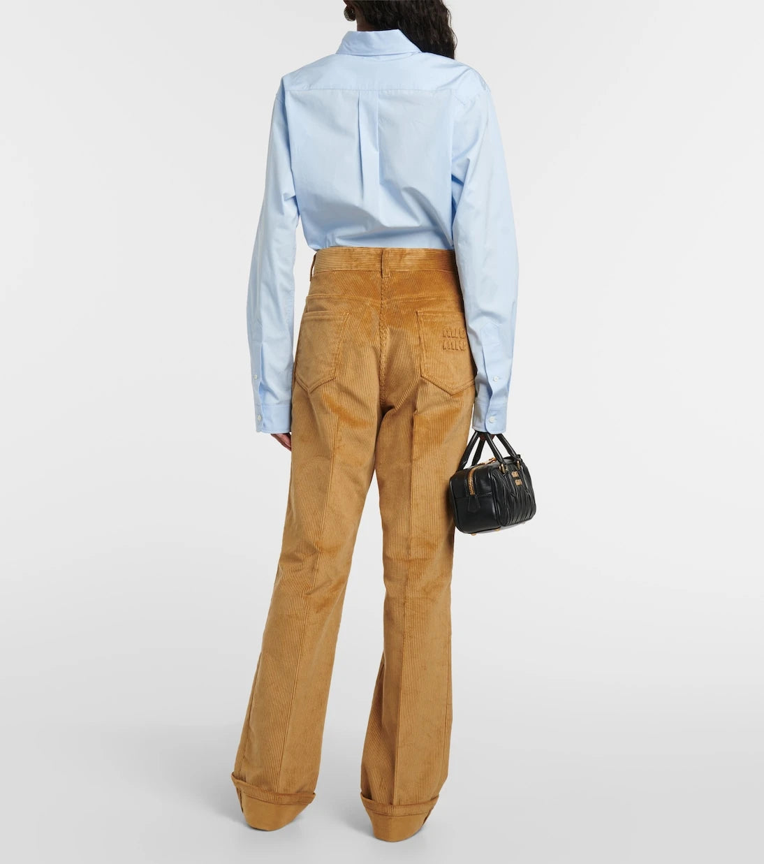 Miu Miu - Low-rise cotton corduroy pants