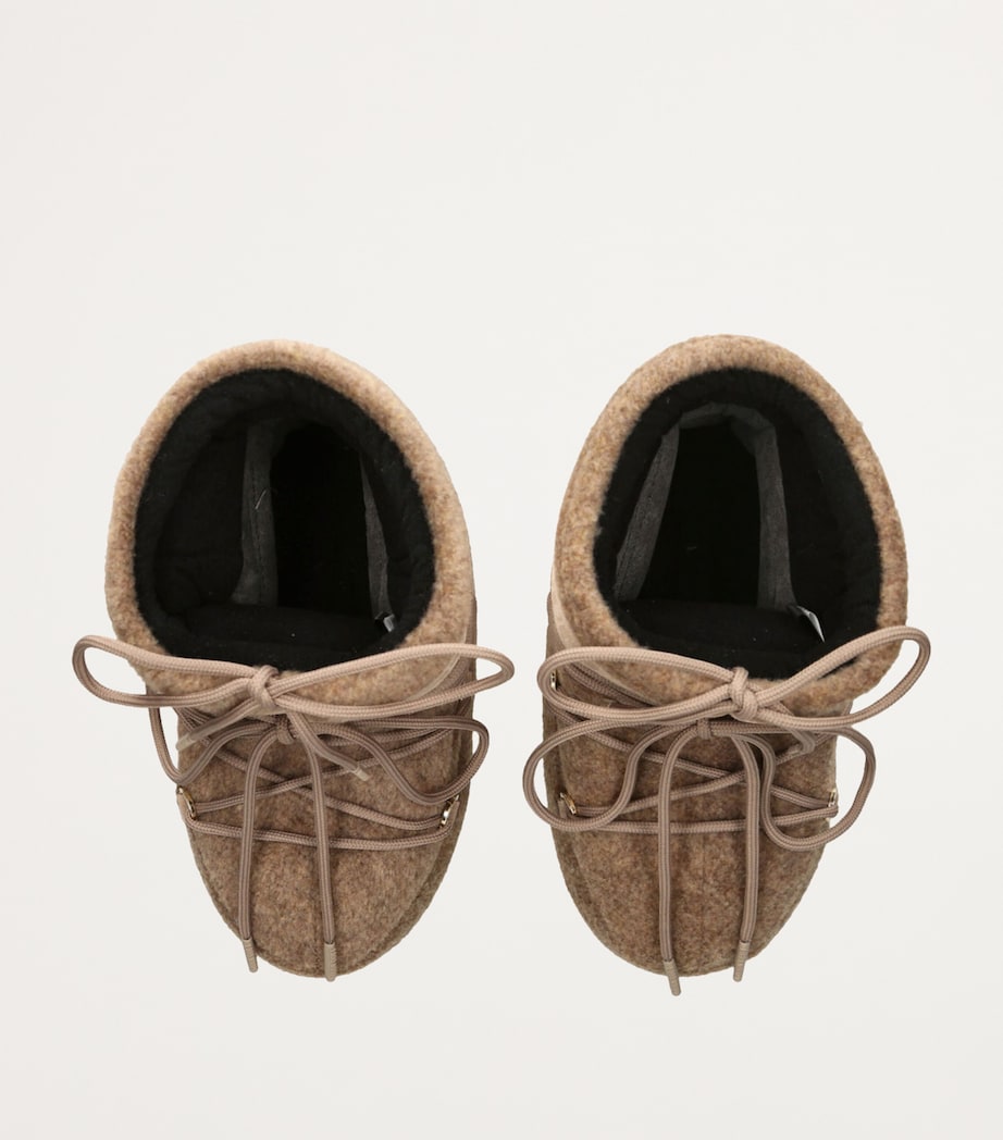 Felt Icon Low Ankle Boots BEIGE