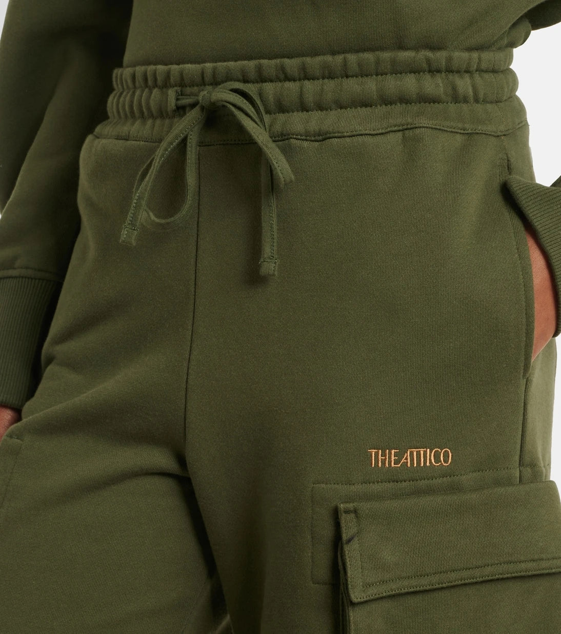 The Attico - Cotton jersey sweatpants