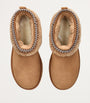 UGG Beige Suede Classic Ultra Mini Flatform Boots 30