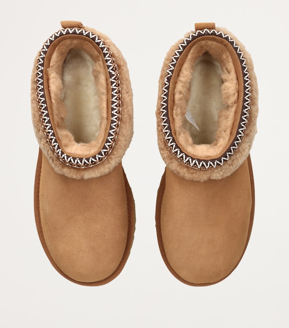 UGG Beige Suede Classic Ultra Mini Flatform Boots 30